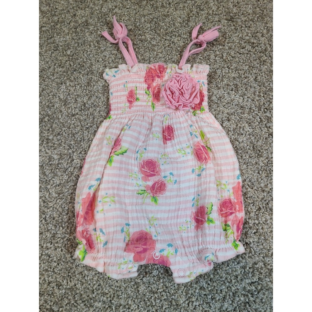 Mud Pie‎ Girls Bubble Romper Onesie 3-6m
